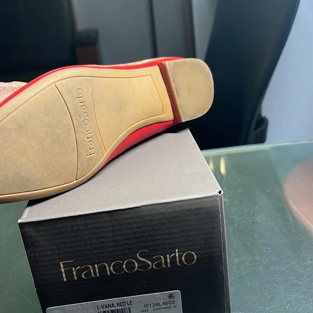 FrancoSarto L-VANA, RED LE US SIZE 10 M - Picture 5 of 6